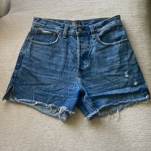 Abercrombie & Fitch High Rise 4” Shorts (lightly used!)